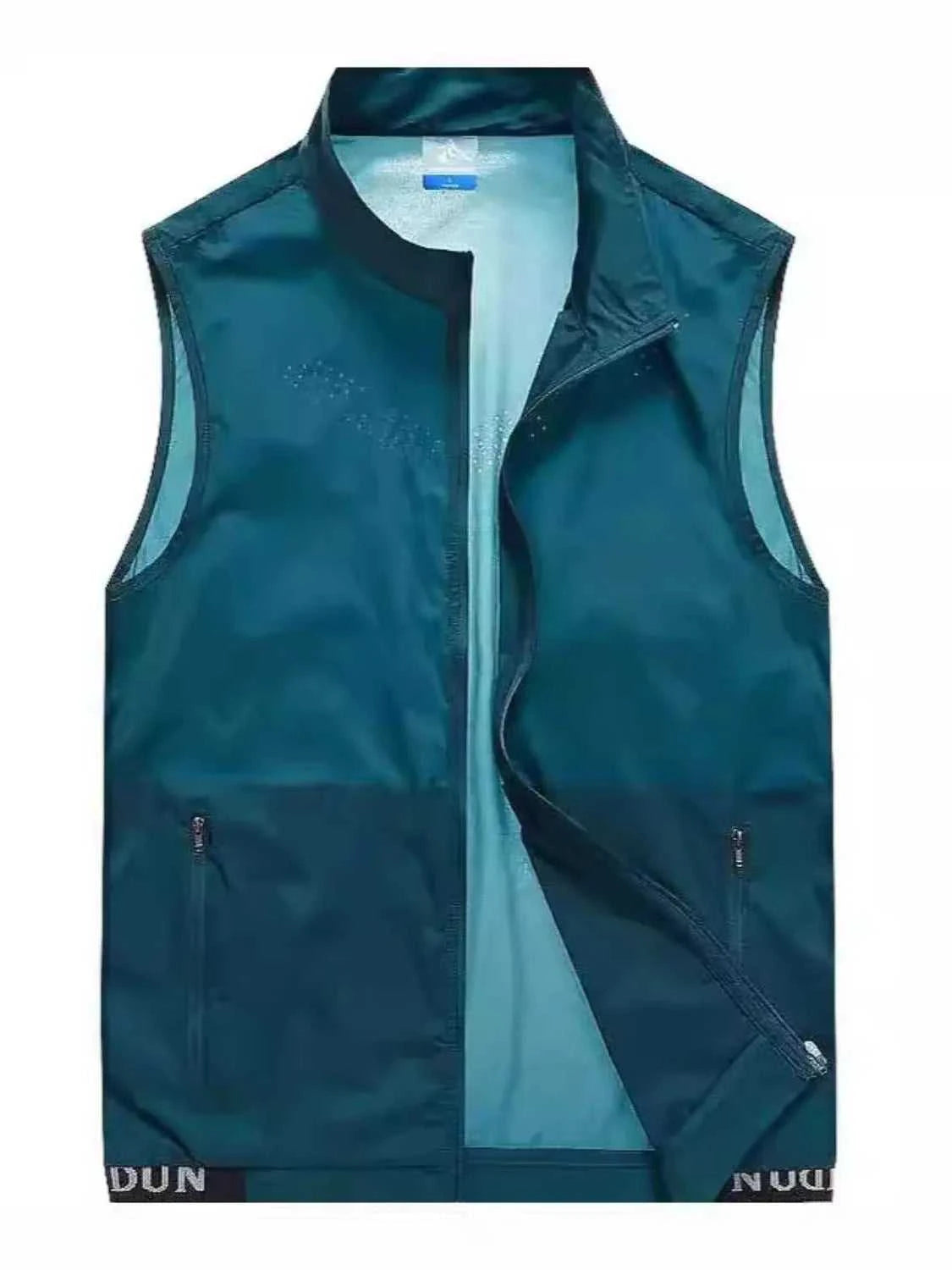Men's Plus Size Zip Up Vest
