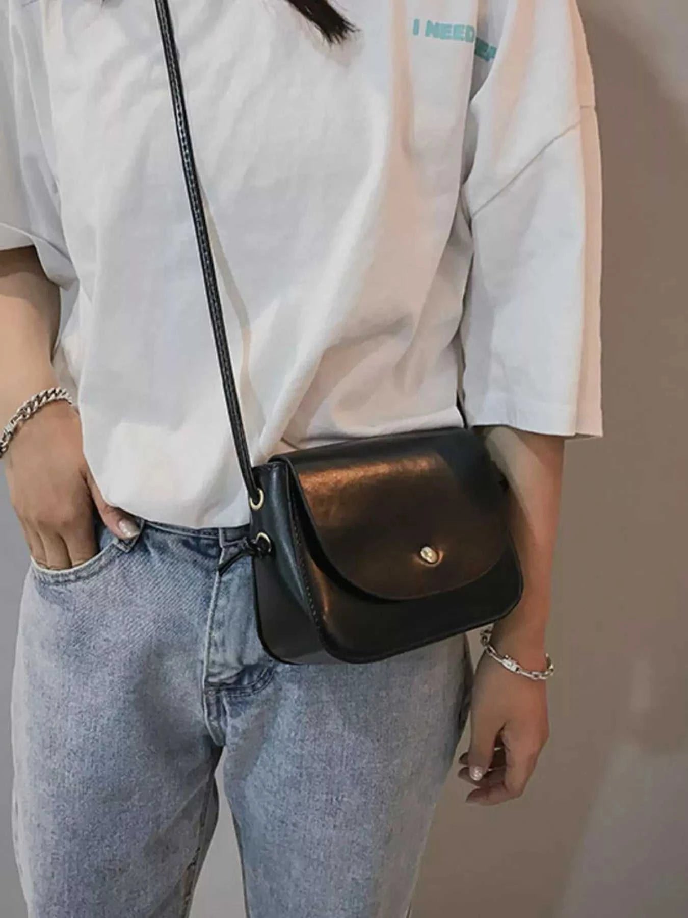 PU Leather Crossbody Bag