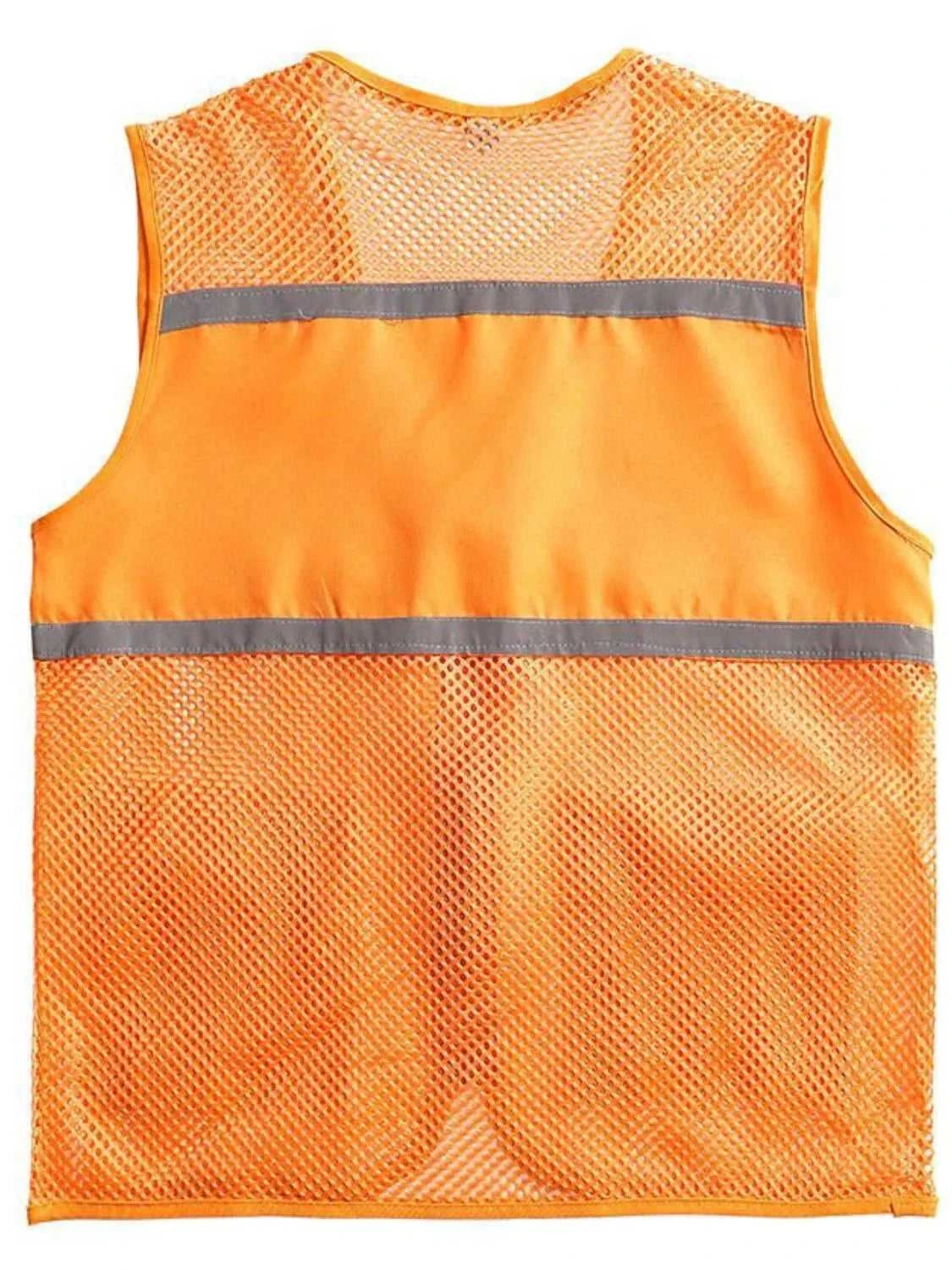 Men's Plus Size Mesh Zip Up Vest