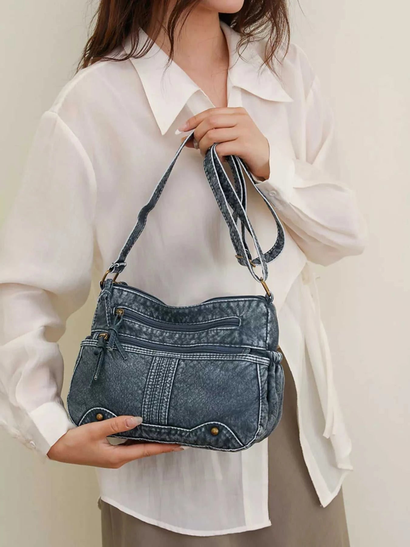 Multi-Pocket Crossbody Bag