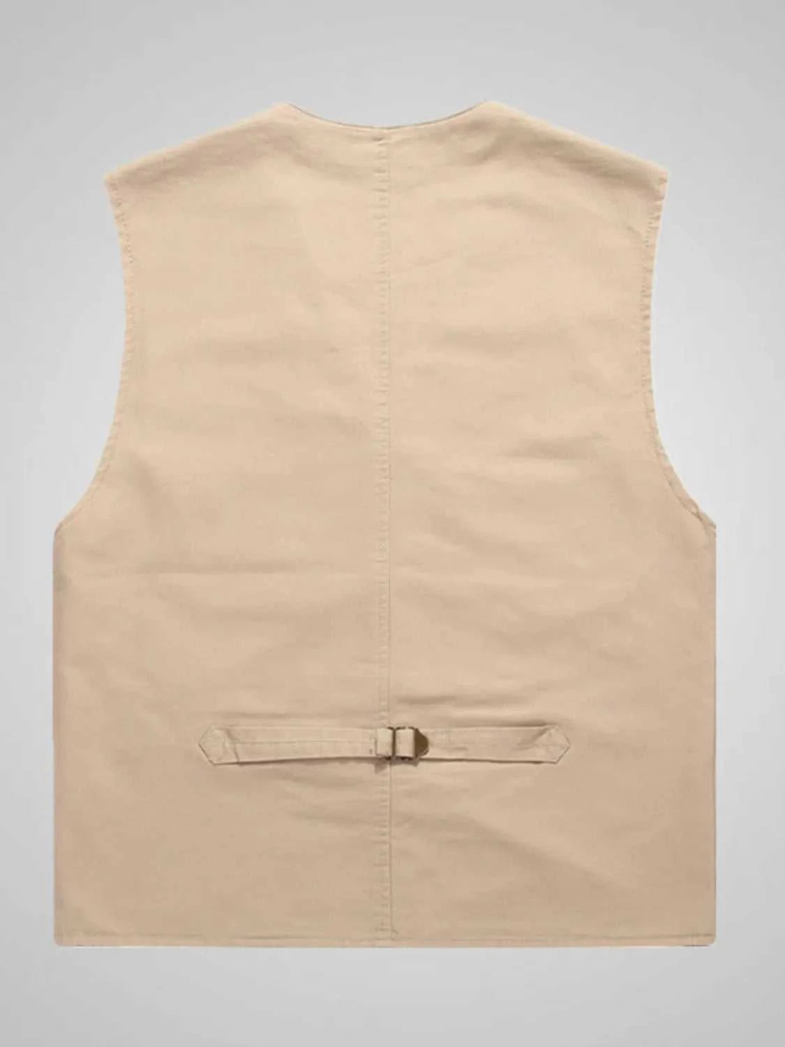 Men's Plus Size Button Up Vest