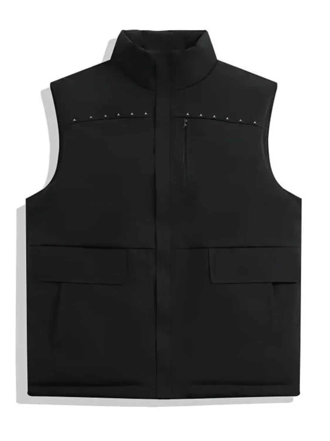 Men's Full Size Zip Up Vest Plus Size