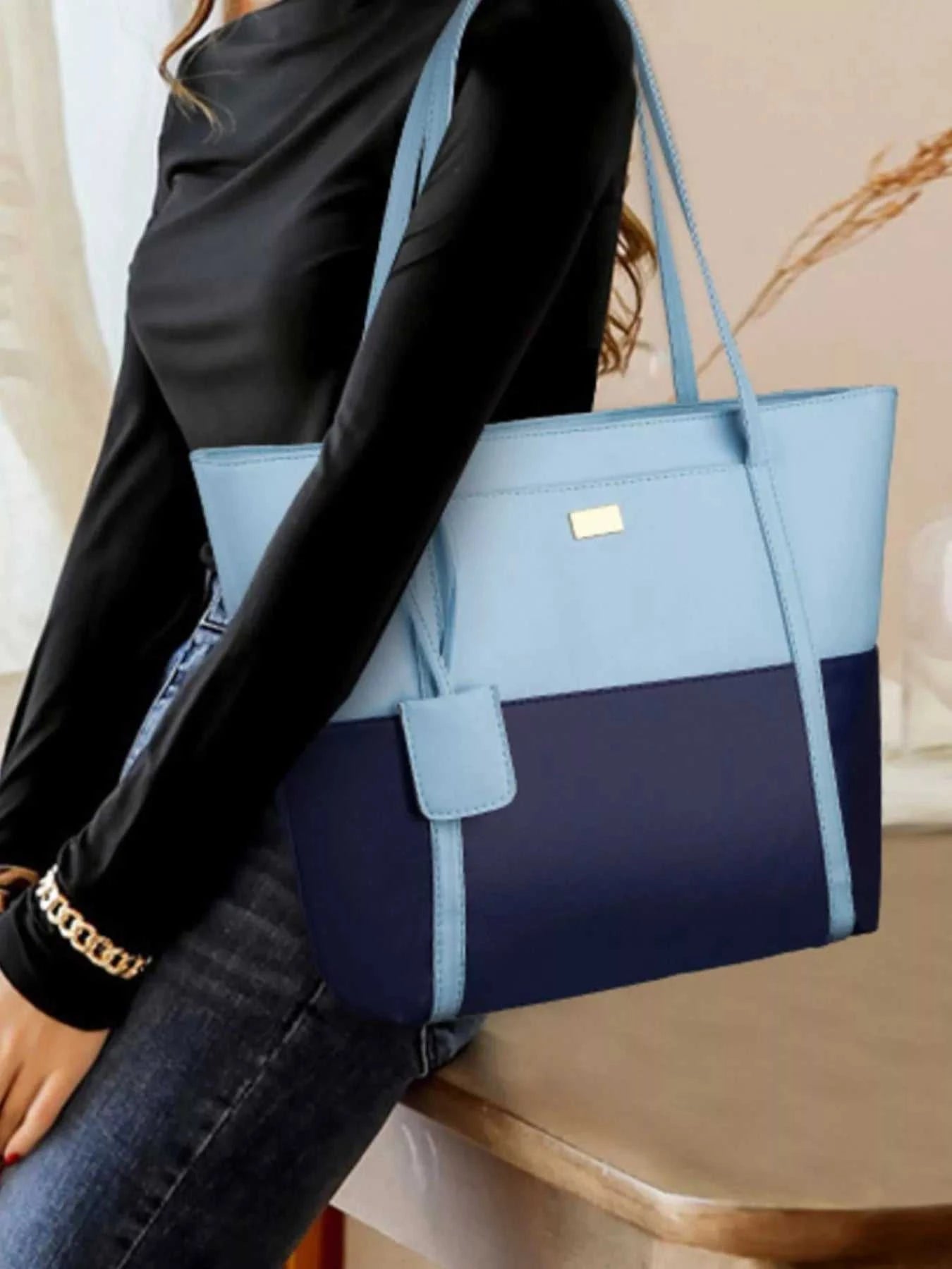 Two-Tone Tote Bag