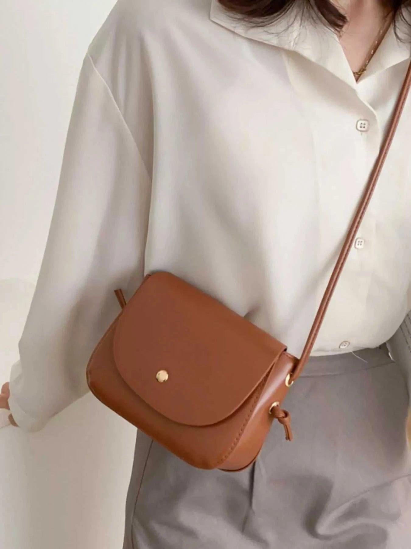 PU Leather Crossbody Bag