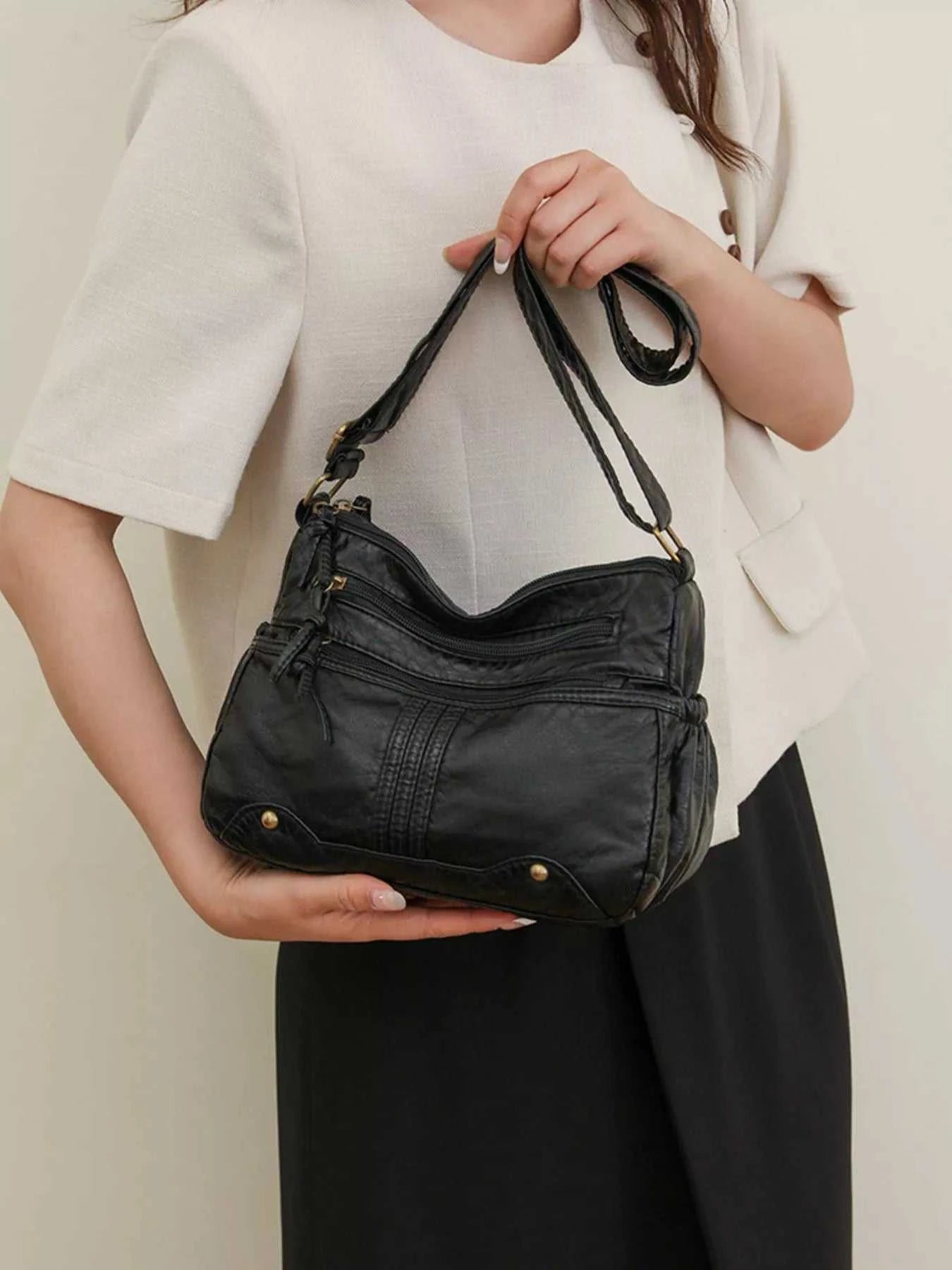 Multi-Pocket Crossbody Bag