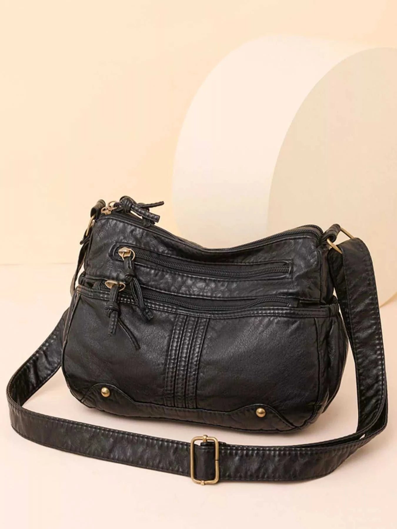Multi-Pocket Crossbody Bag