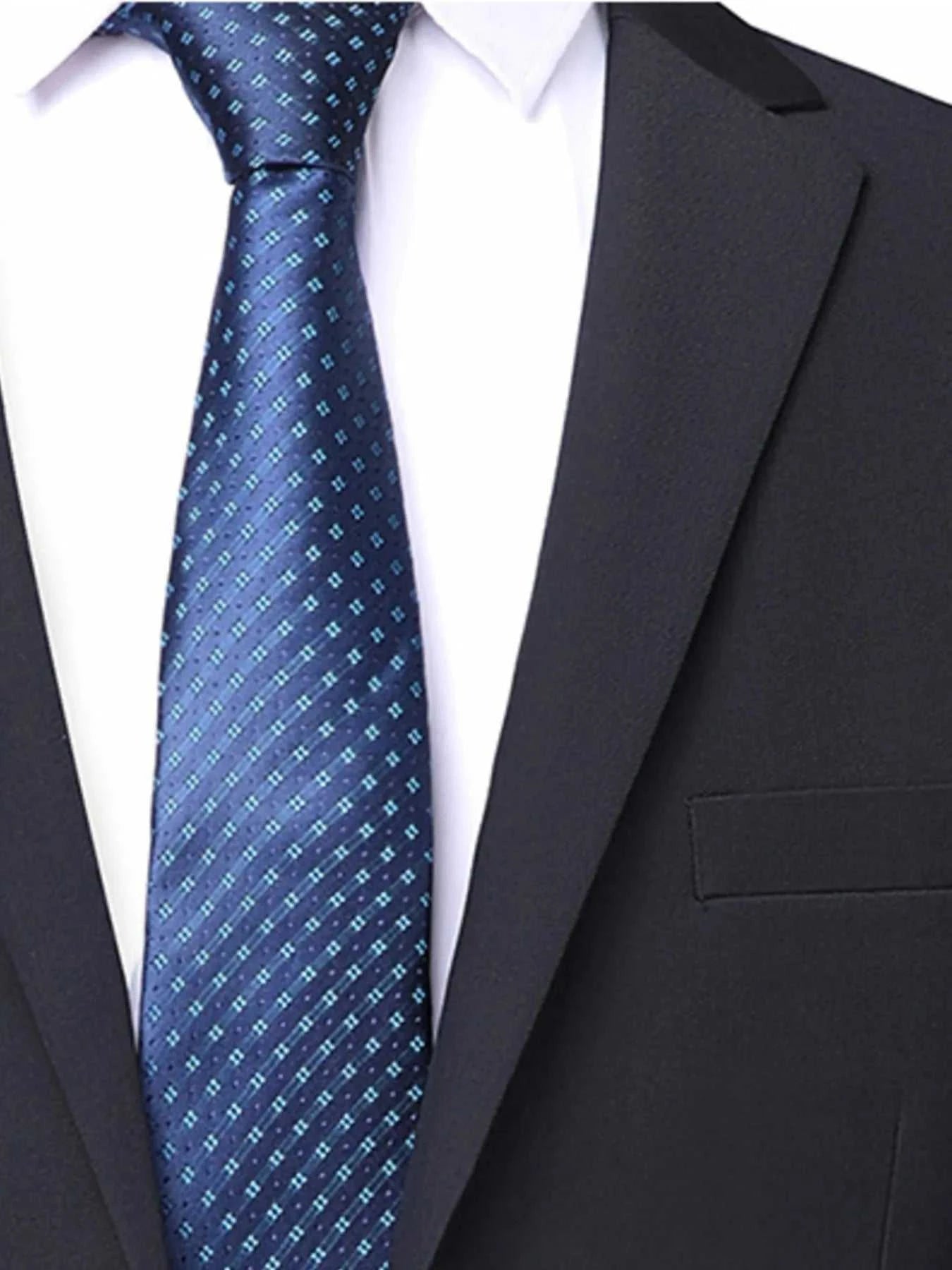 Men's Lapel Collar Long Sleeve Blazer and Pants Set