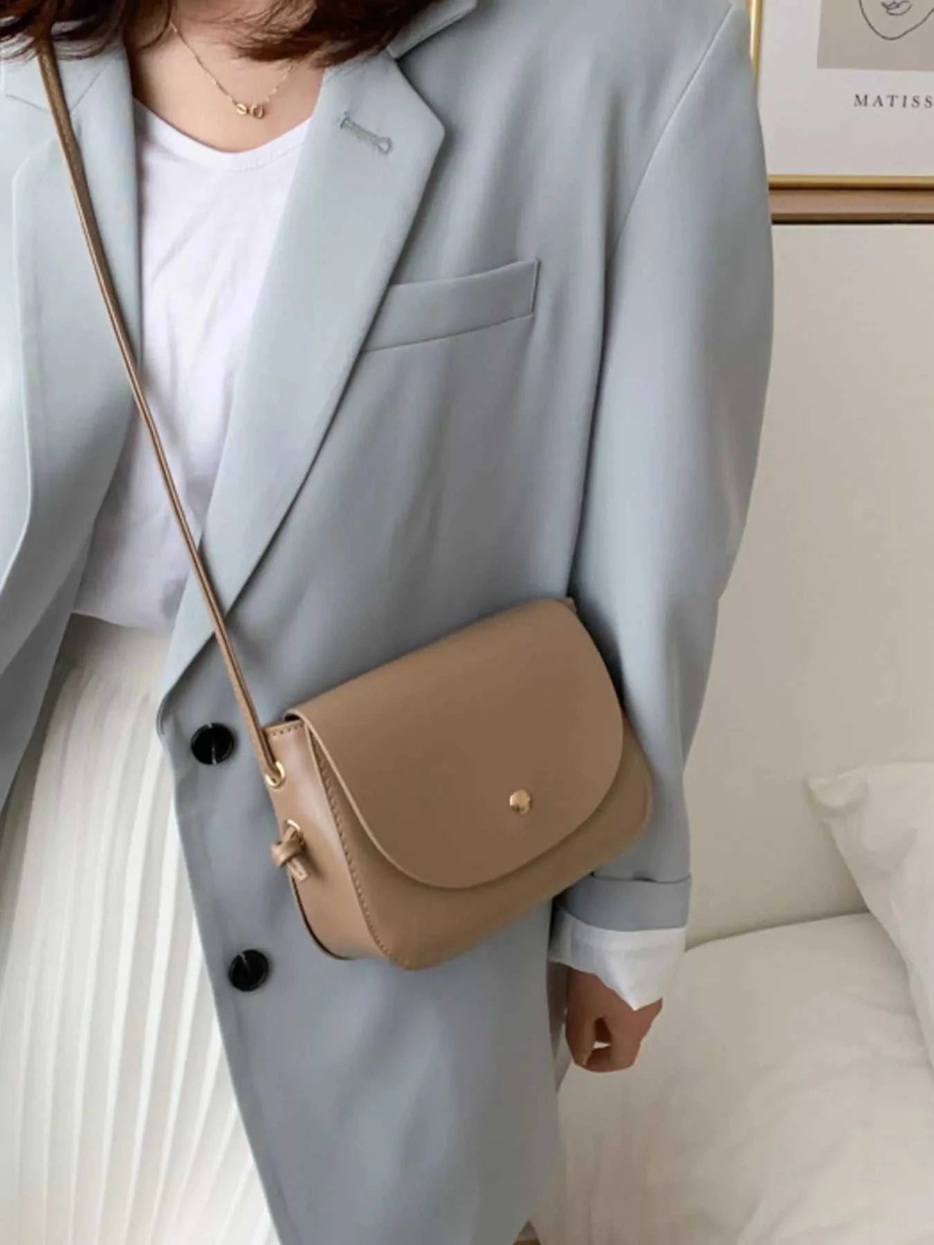PU Leather Crossbody Bag
