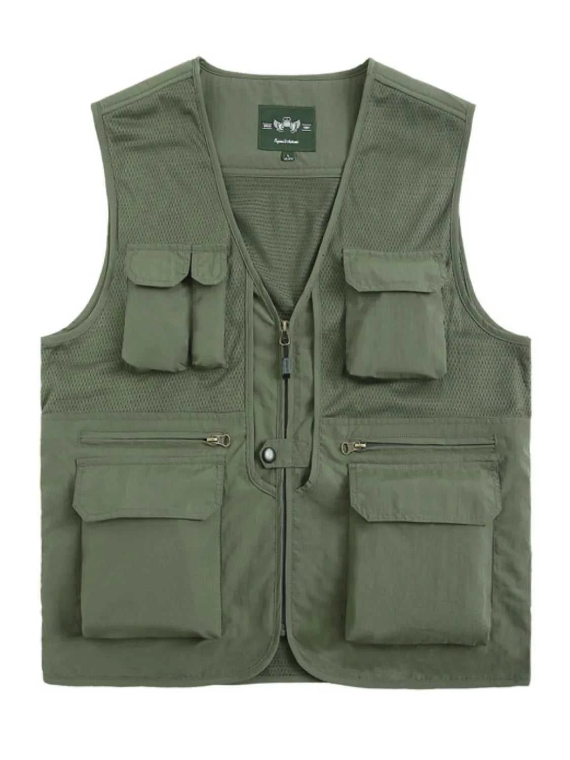 Men's Plus Size Zip Up Vest