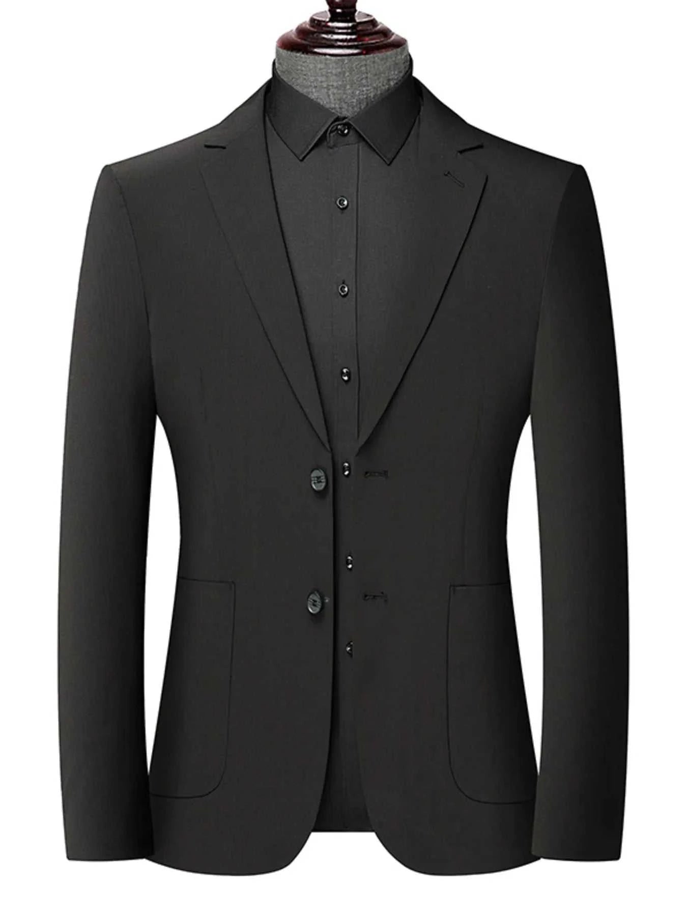 Men's Button Up Long Sleeve Blazer