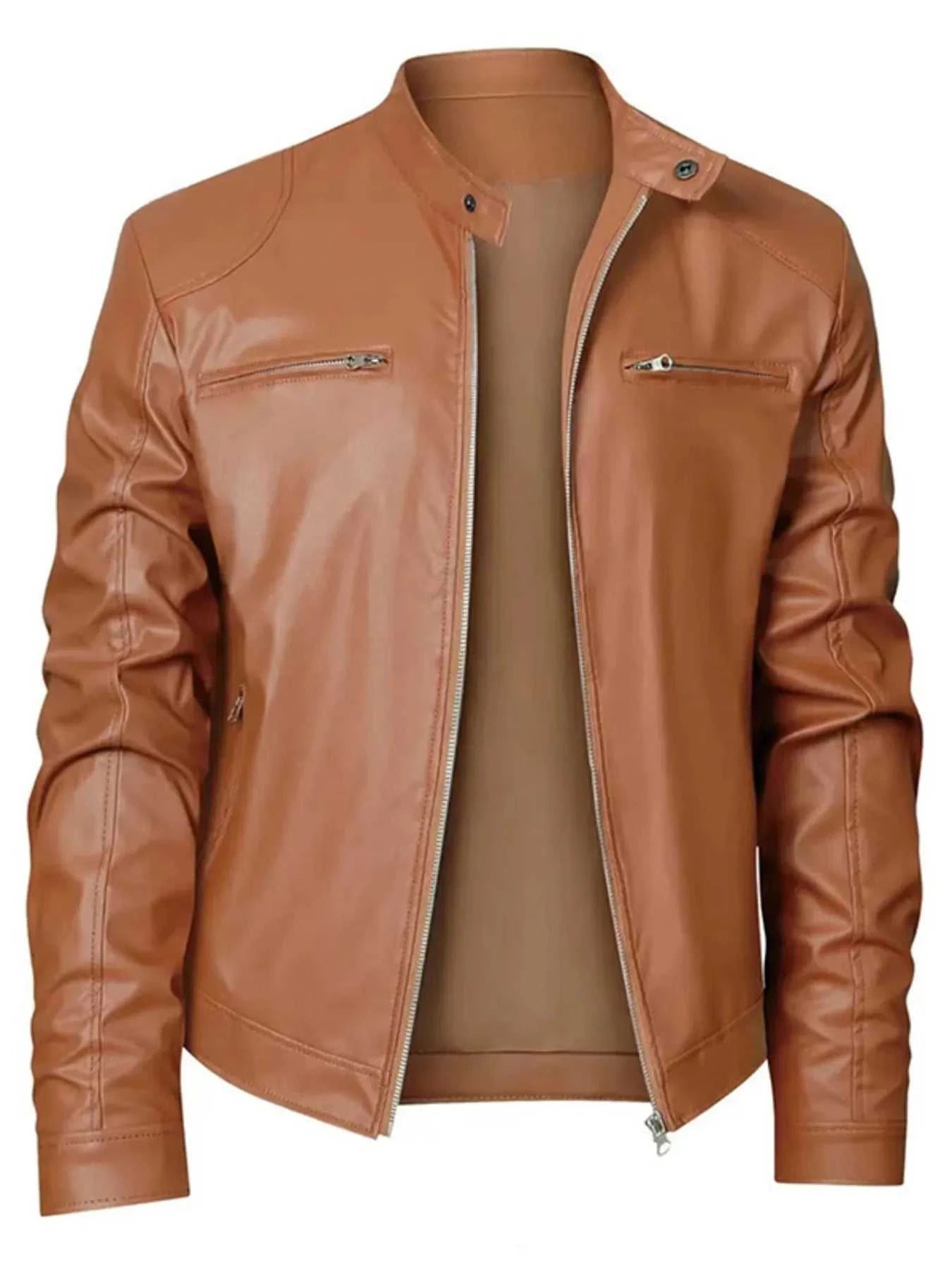 Men's Full Size Zip Up Long Sleeve Jacket Plus Size