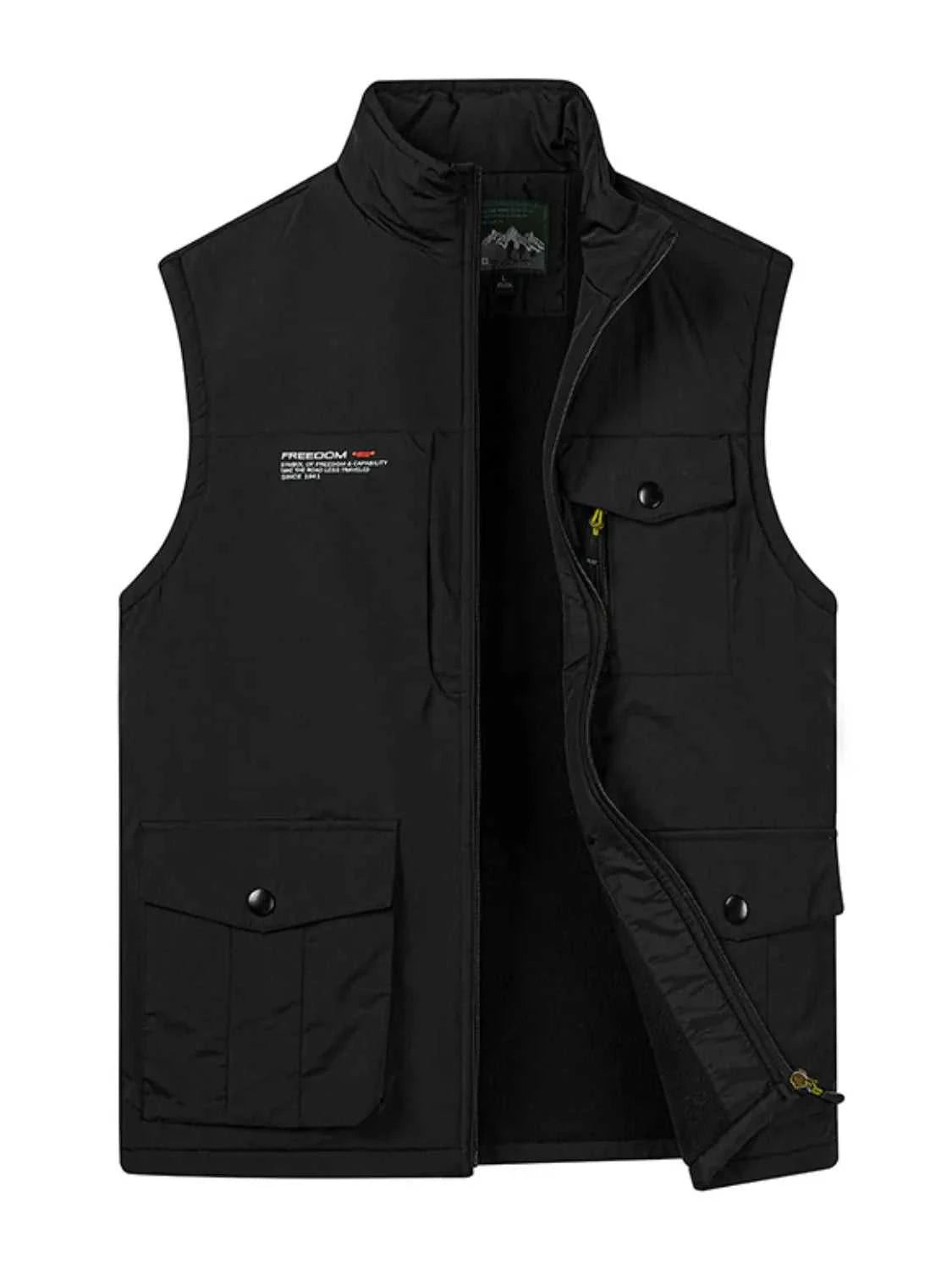 Men's Plus Size Zip Up Vest