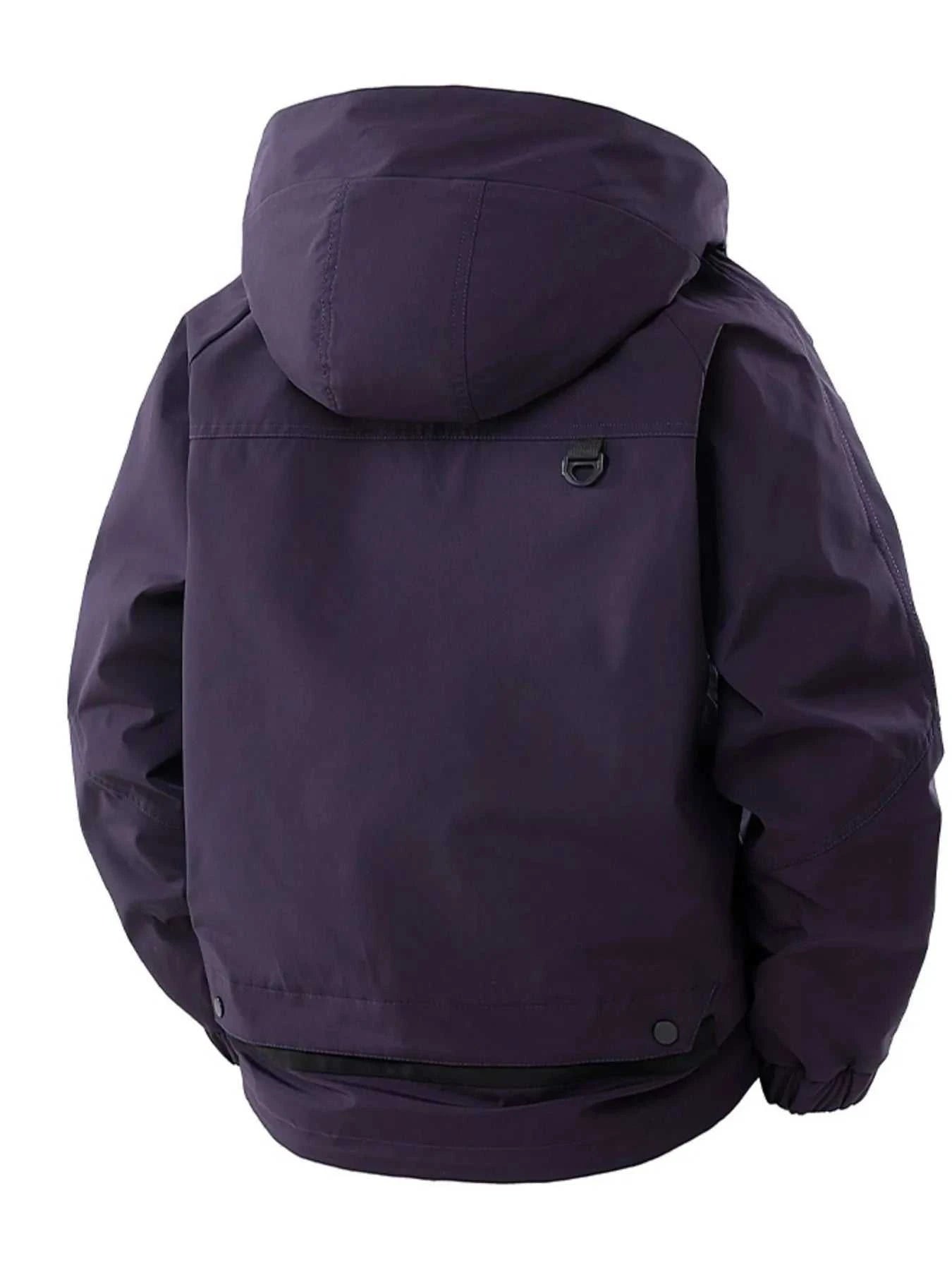 Men's Full Size Zip Up Long Sleeve Hooded Jacket Plus Size