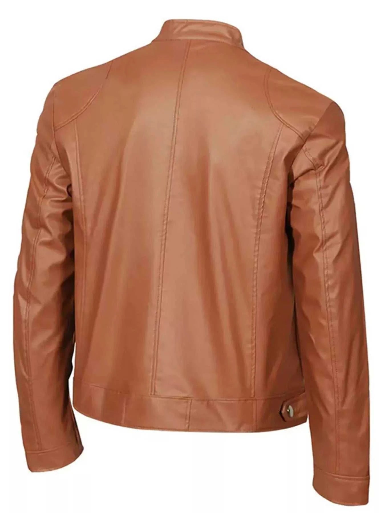 Men's Full Size Zip Up Long Sleeve Jacket Plus Size