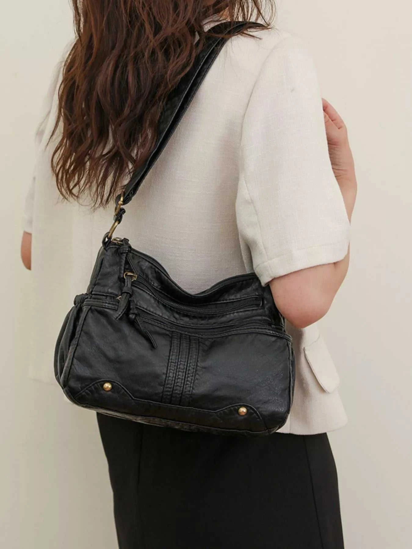 Multi-Pocket Crossbody Bag