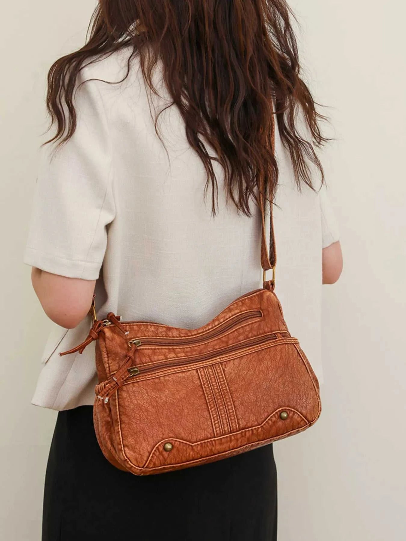 Multi-Pocket Crossbody Bag