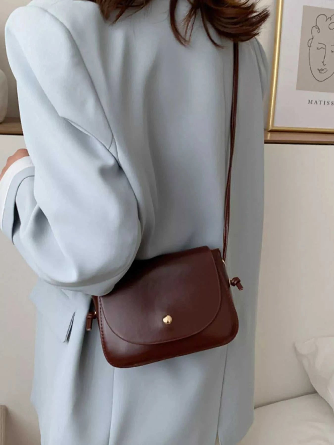 PU Leather Crossbody Bag