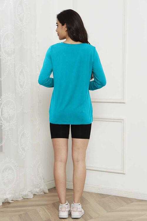 Basic Bae Full Size Round Neck Long Sleeve Top