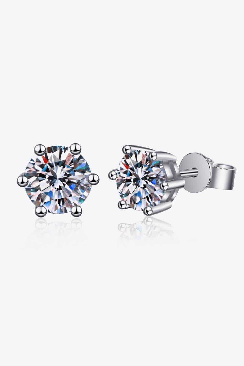 Moissanite Stud Earrings