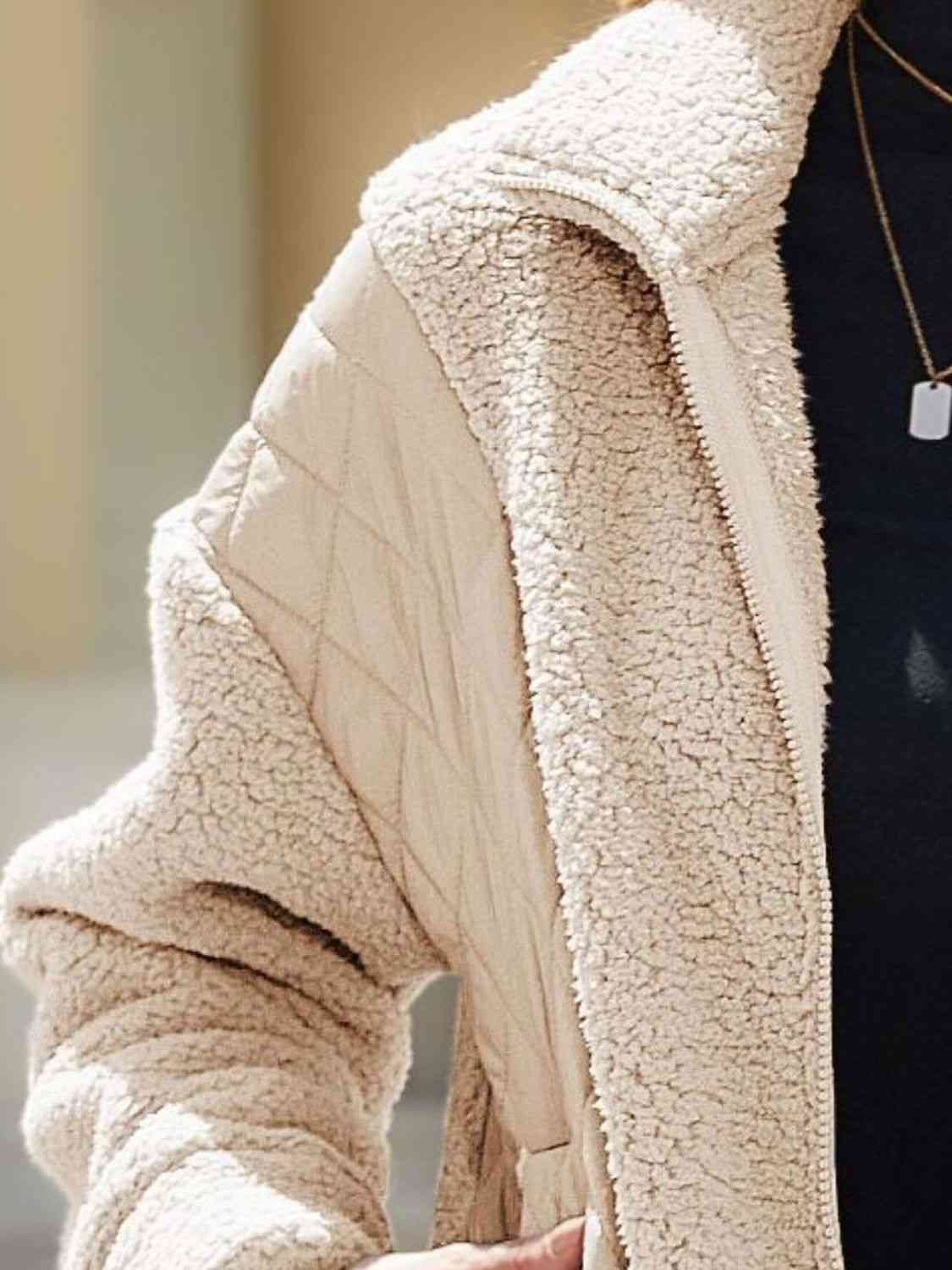 Zip-Up Collared Neck Jacket Shop the Latest Styles Online