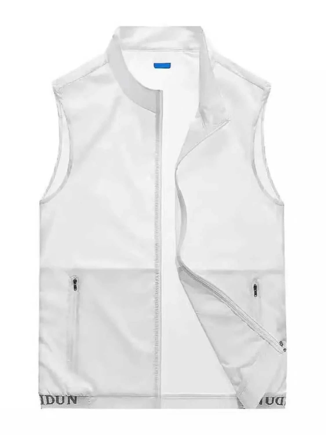Men's Plus Size Zip Up Vest