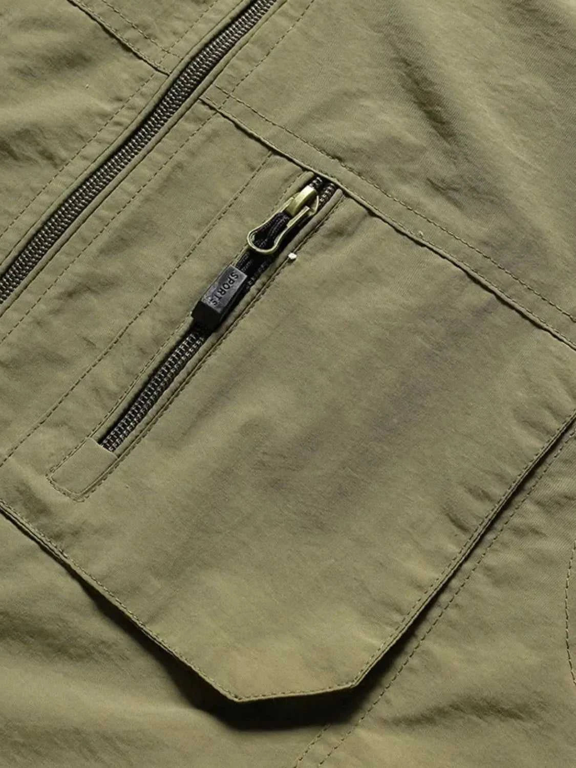 Men's Plus Size Zip Up Vest