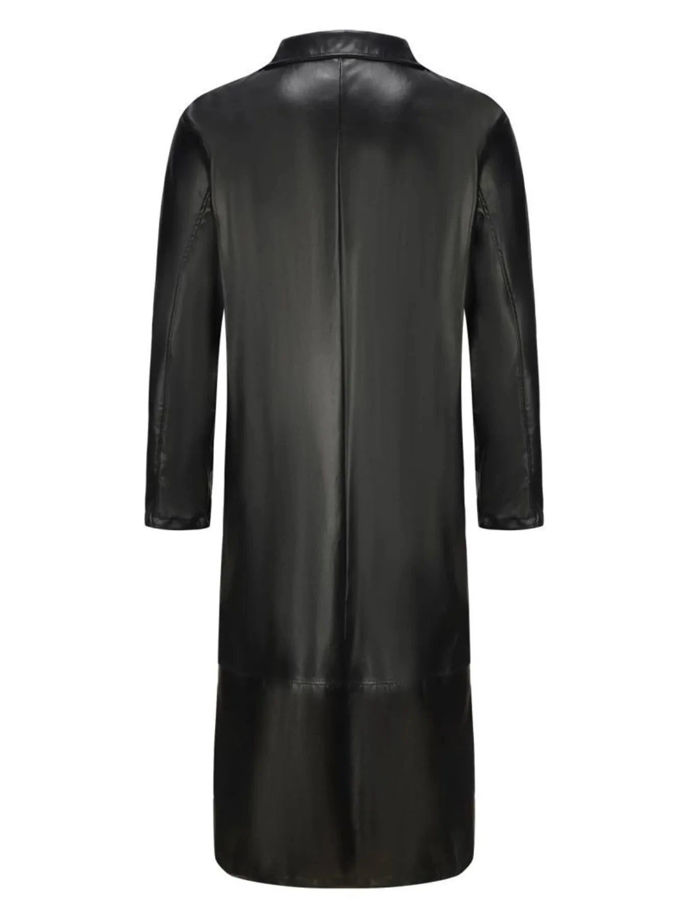 Men's Full Size Button Up Long Sleeve Longline Jacket Plus Size