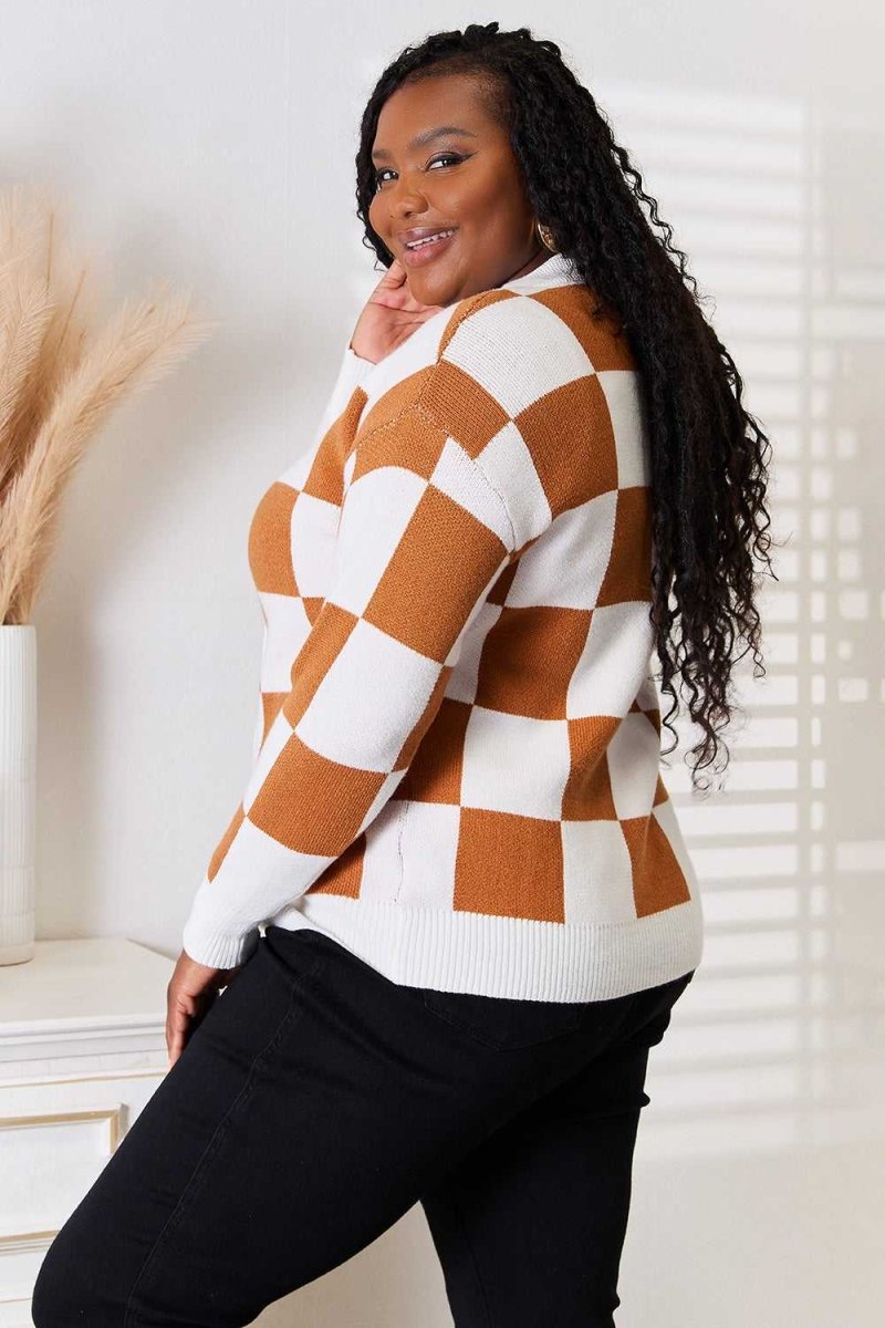 Angel Wings Double Take Button - Up V - Neck Dropped Shoulder Cardigan - Hopeford Streams