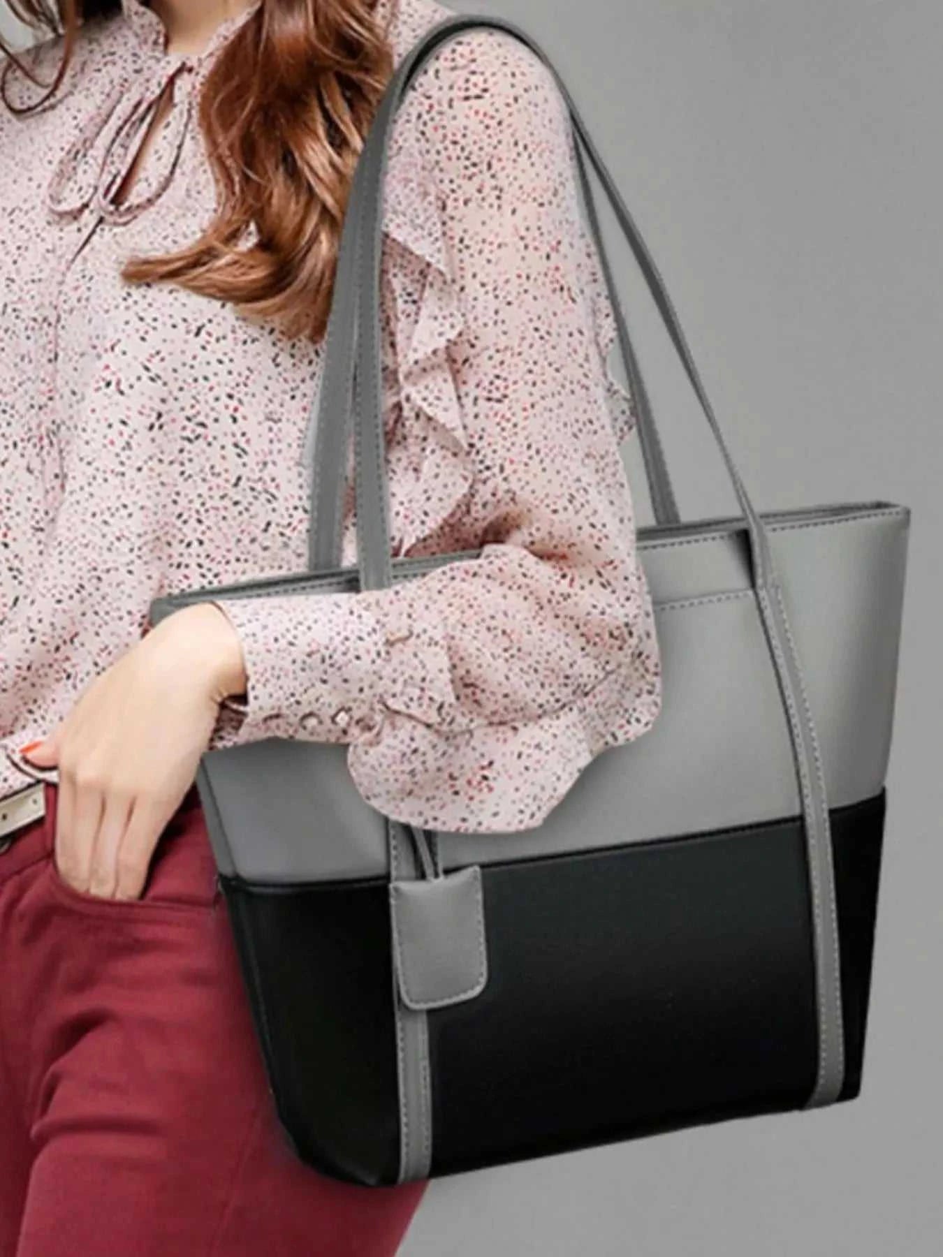 Two-Tone Tote Bag