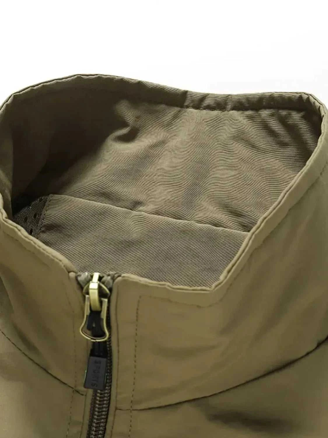 Men's Plus Size Zip Up Vest