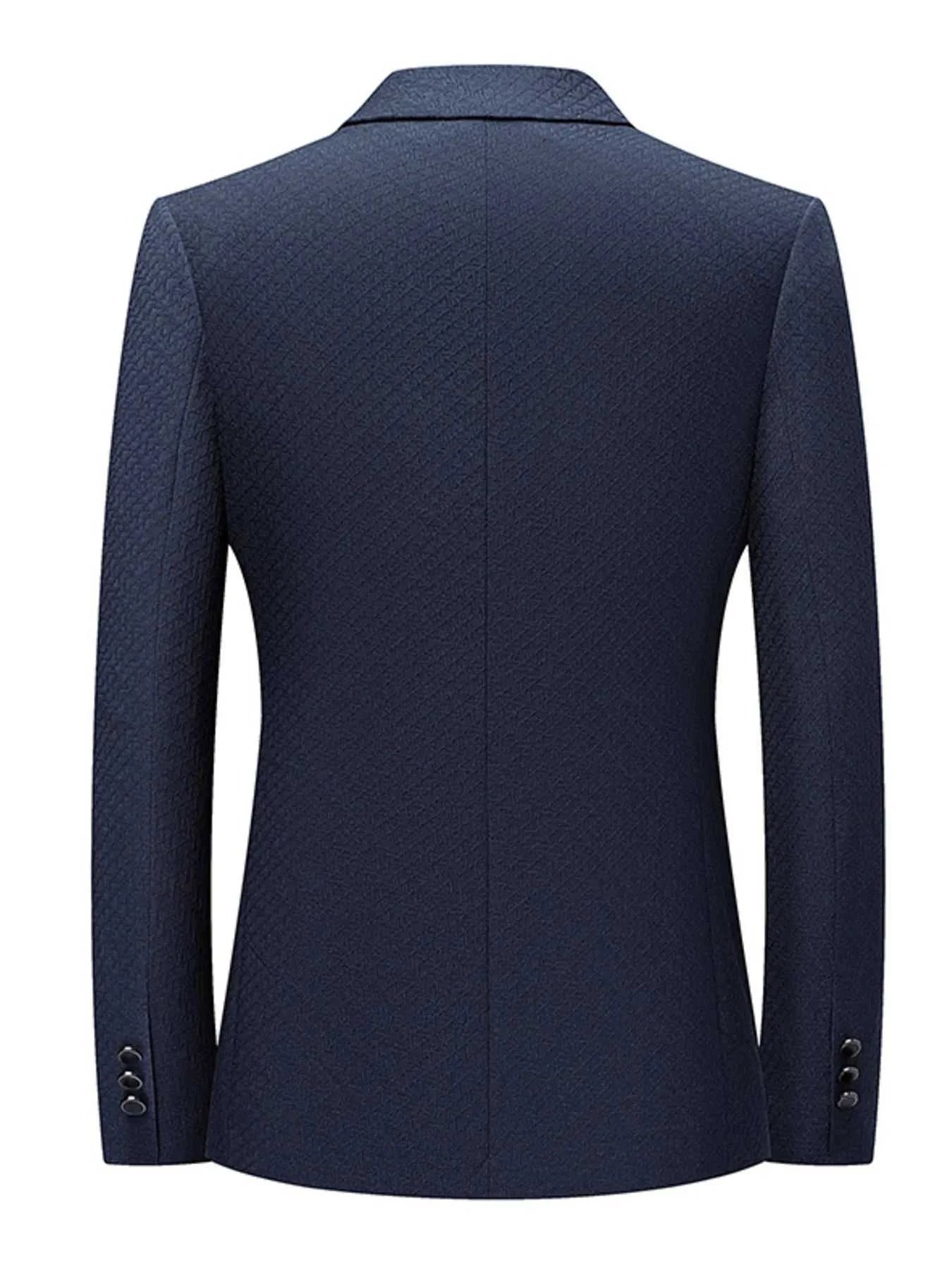 Men's Button Up Long Sleeve Blazer