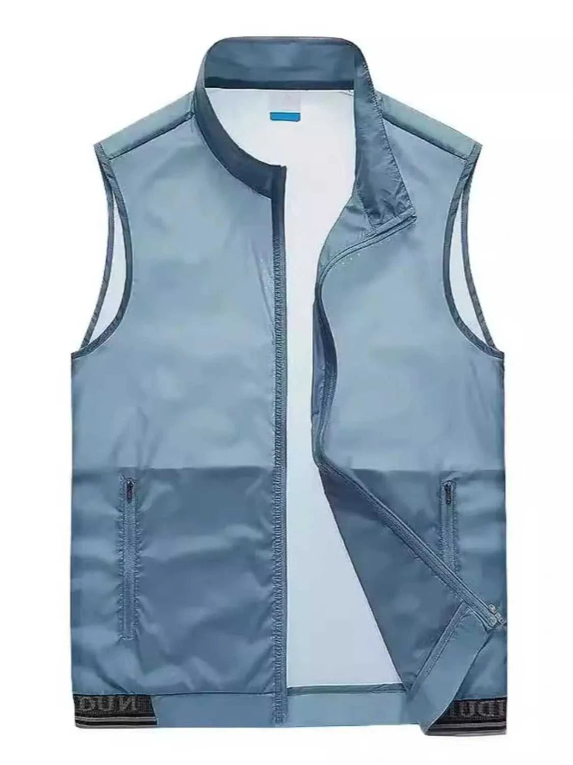 Men's Plus Size Zip Up Vest