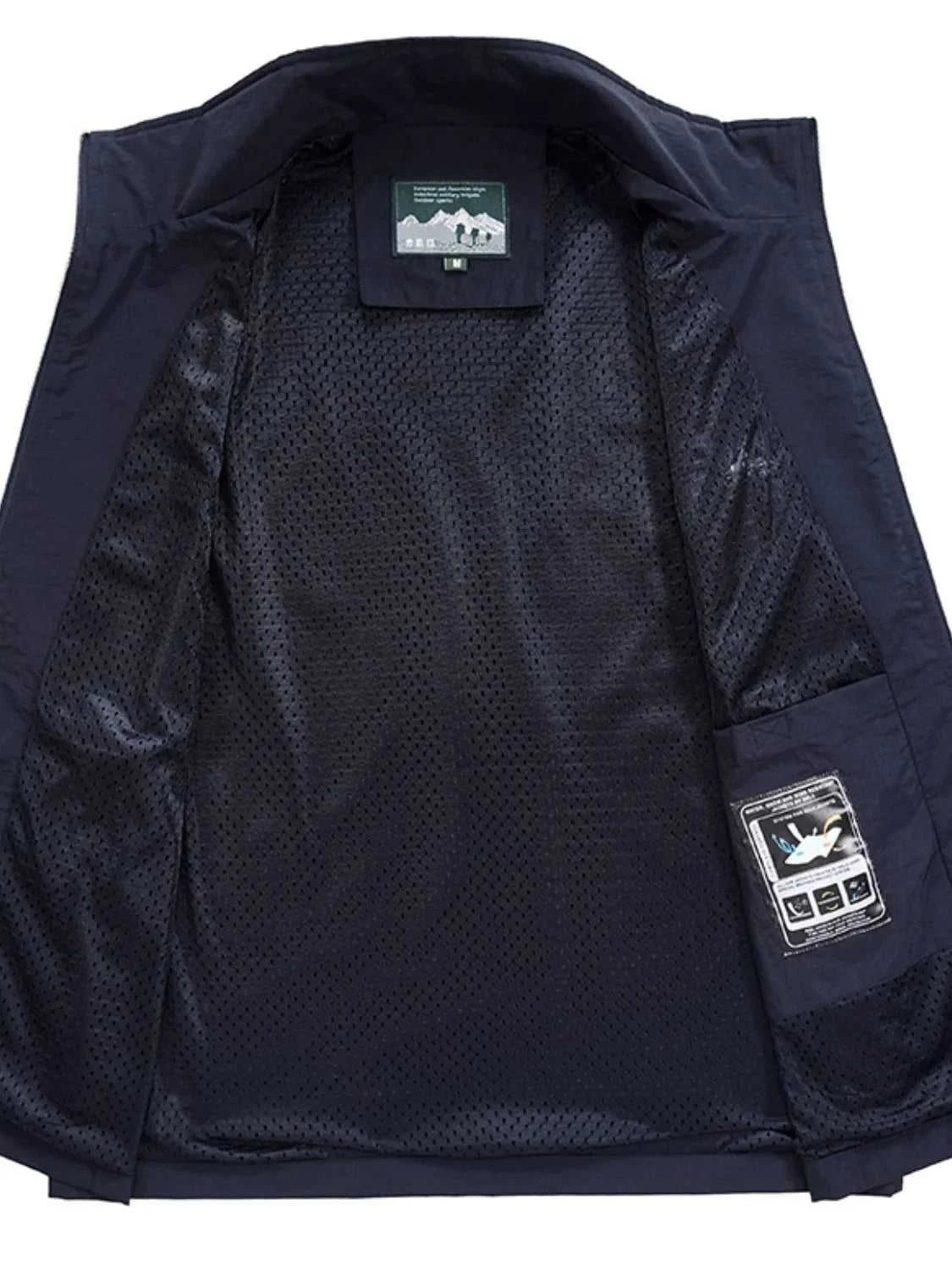 Men's Plus Size Zip Up Vest