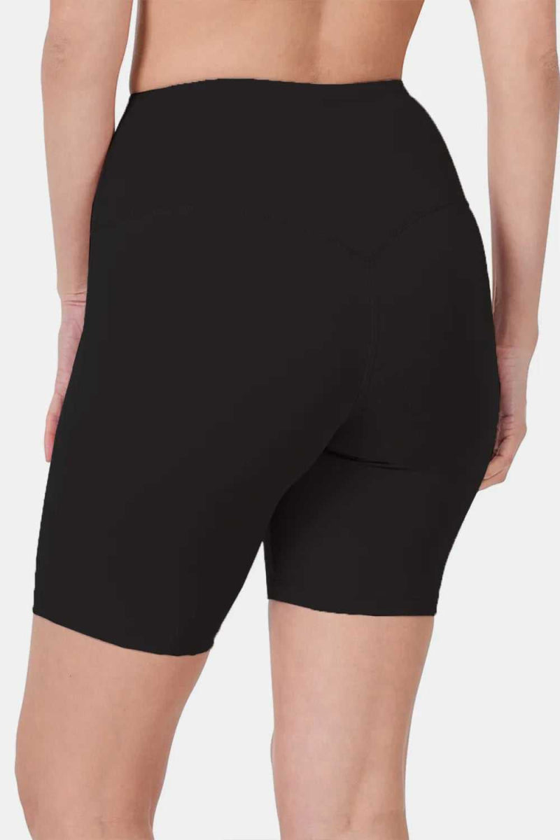 Zenana High Waist Active Shorts - Hopeford Streams
