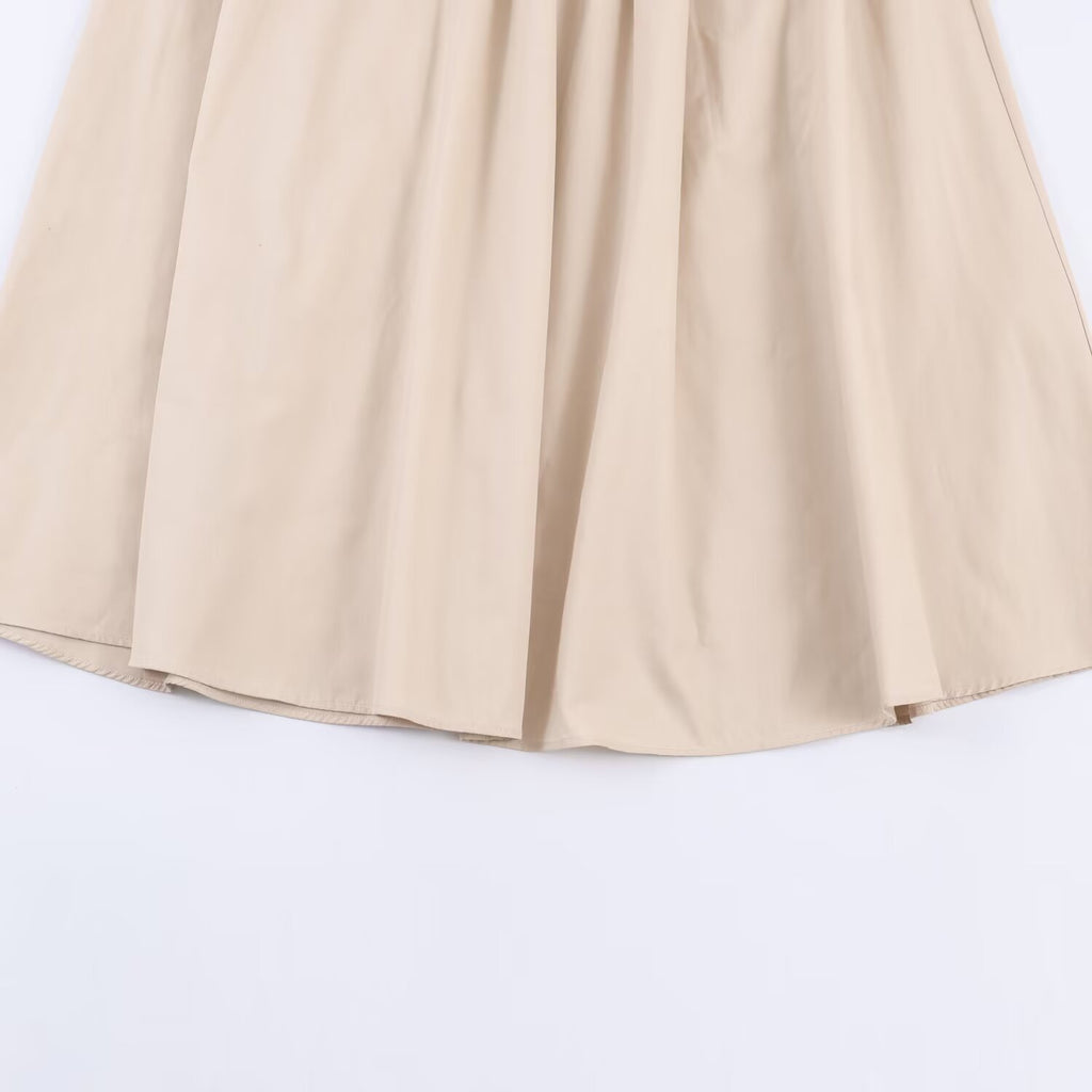 Women's Midi Dress with Belt