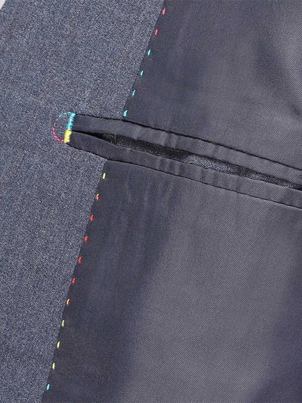 Men's Lapel Collar Long Sleeve Blazer and Pants Set