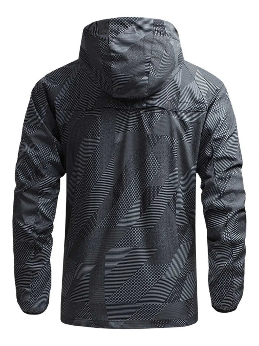 Men's Full Size Zip Up Hooded Jacket Plus Size