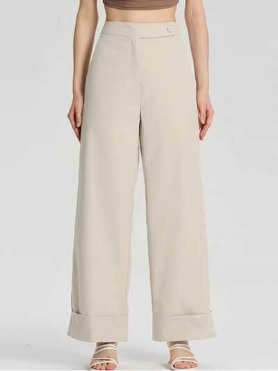High Waist Wide Leg Pants