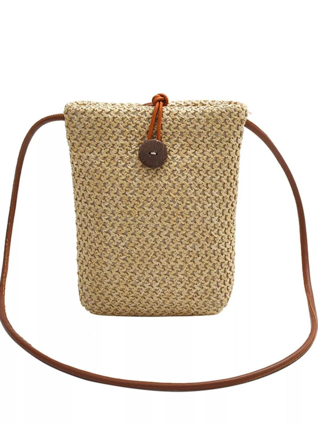 Straw Woven Crossbody Bag