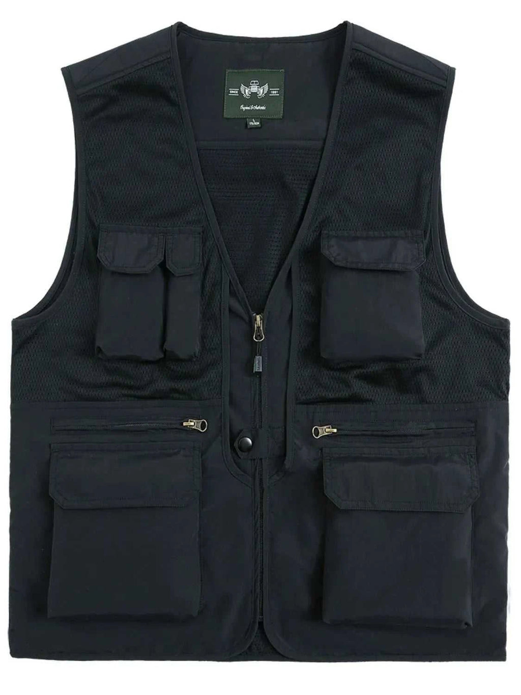Men's Plus Size Zip Up Vest
