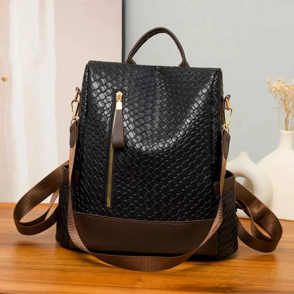PU Leather Backpack Bag