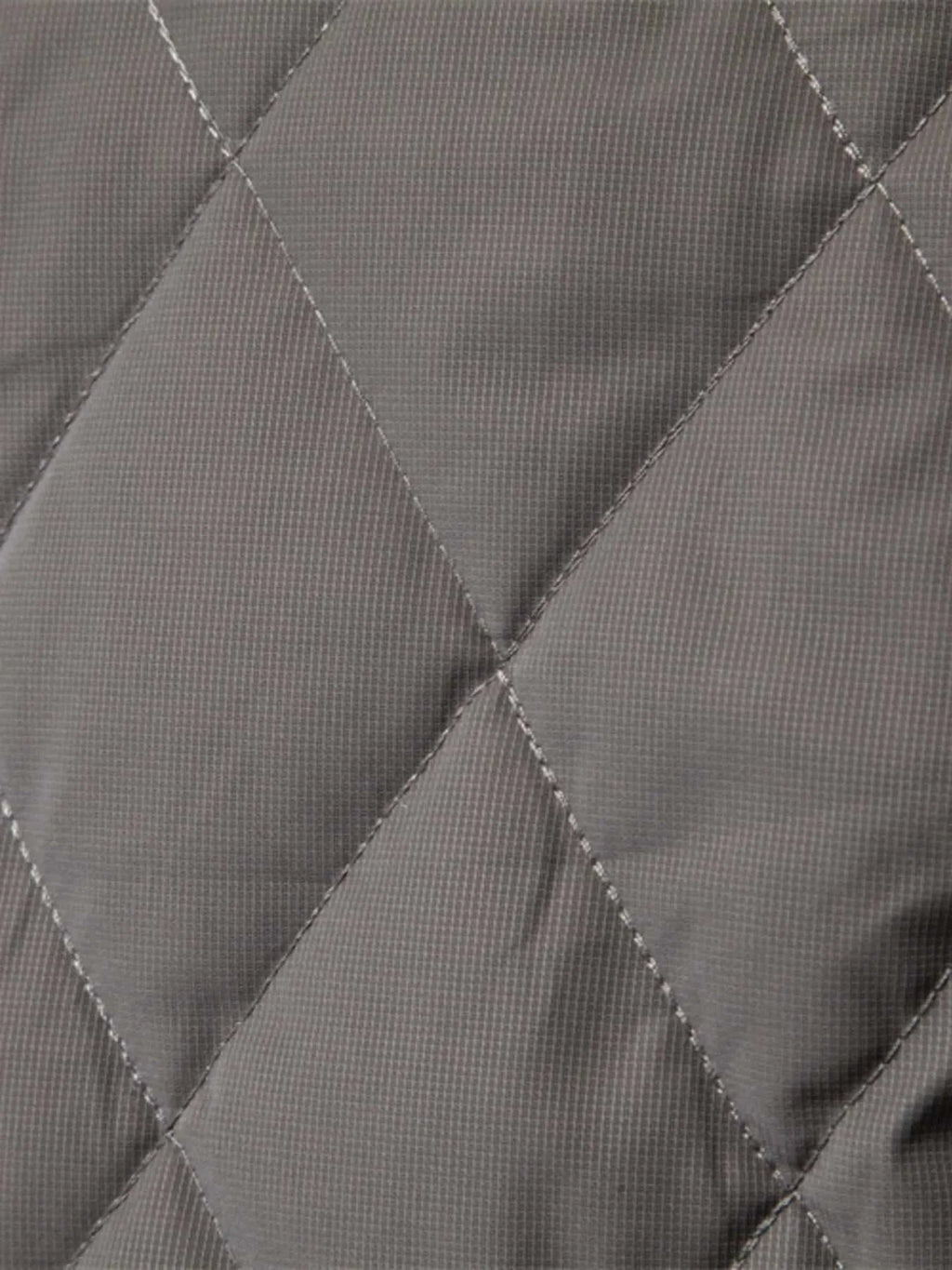 Men's Quilted Snap Down Long Sleeve Jacket