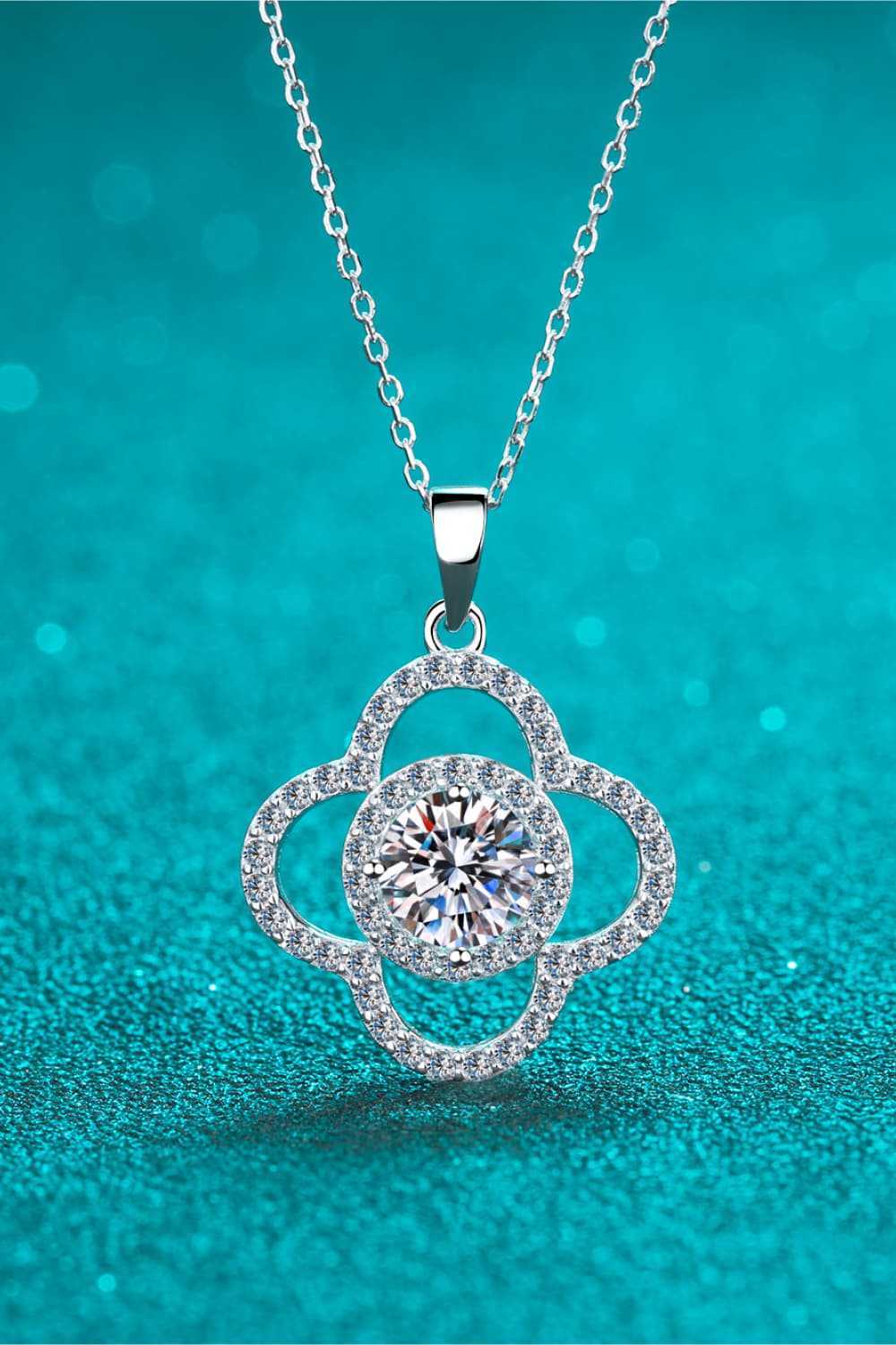 1 Carat Moissanite 925 Sterling Silver Necklace - product_type from hopeford-streams.myshopify.com