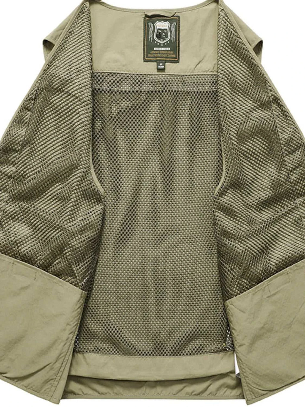 Men's Full Size Zip Up Vest with Pockets Plus Size