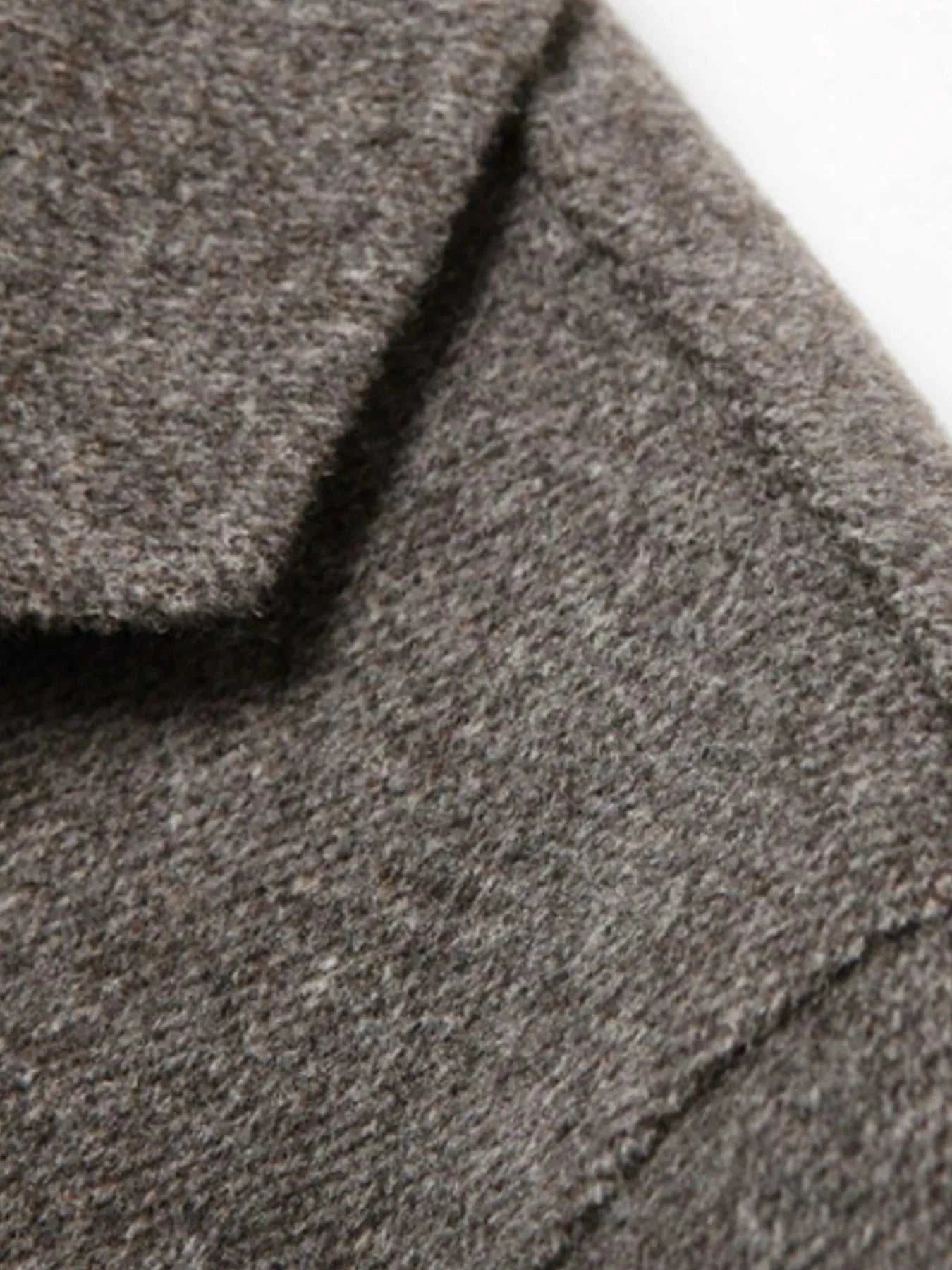 Men's Plus Size One Button Long Sleeve Blazer