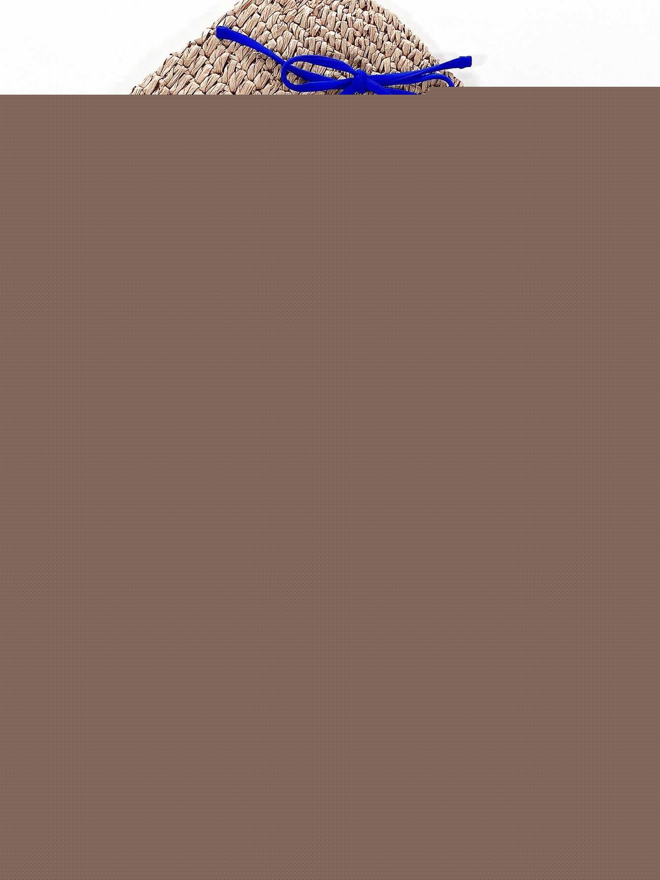 Frill Trill Halter Neck Bikini Set -- 