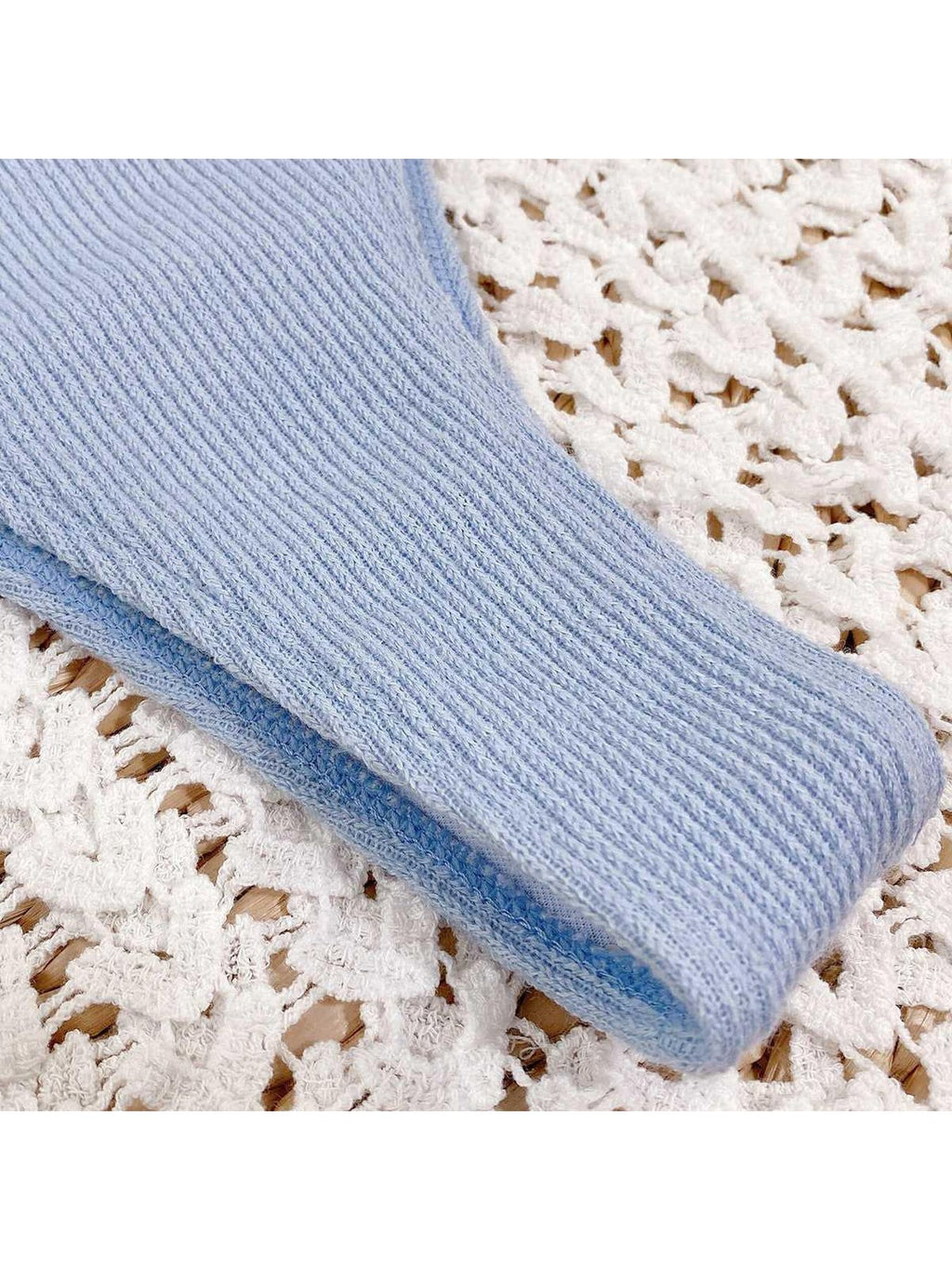 Spaghetti Strap Ribbed Bikini Set -- 