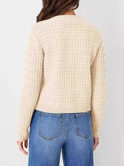 Button-Up Long Sleeve Cardigan