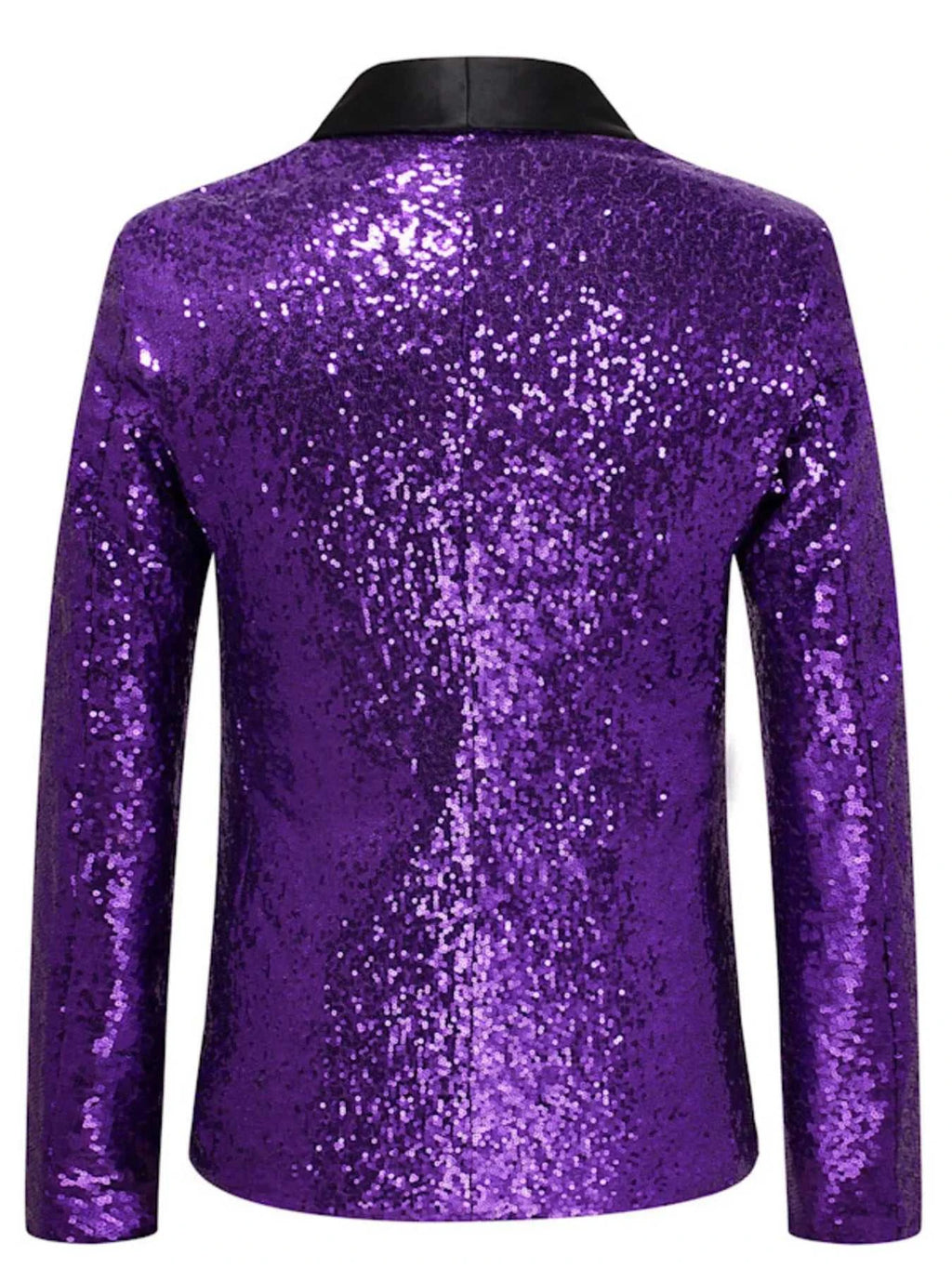 Men's Sequin Long Sleeve Blazer