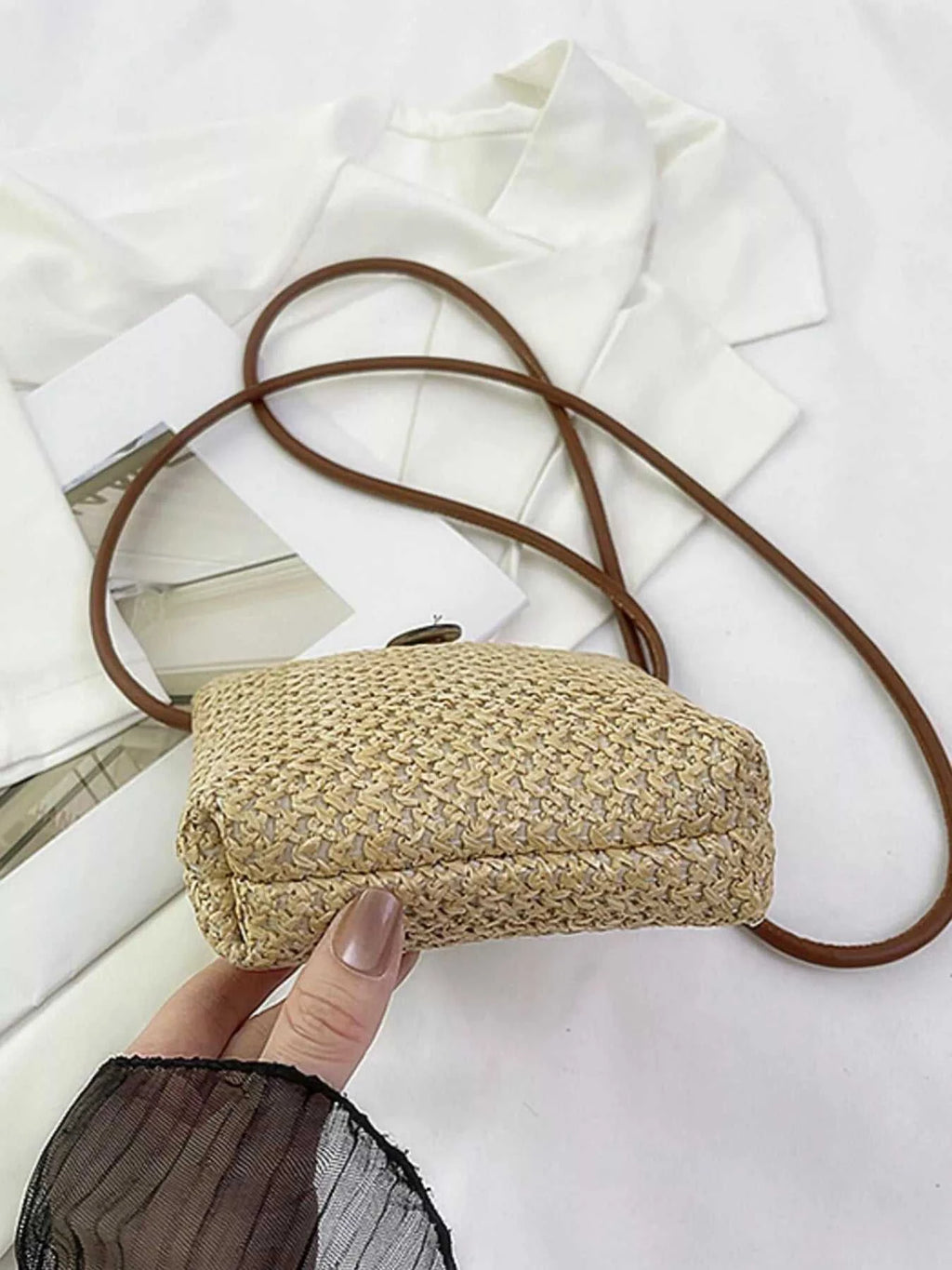 Straw Woven Crossbody Bag